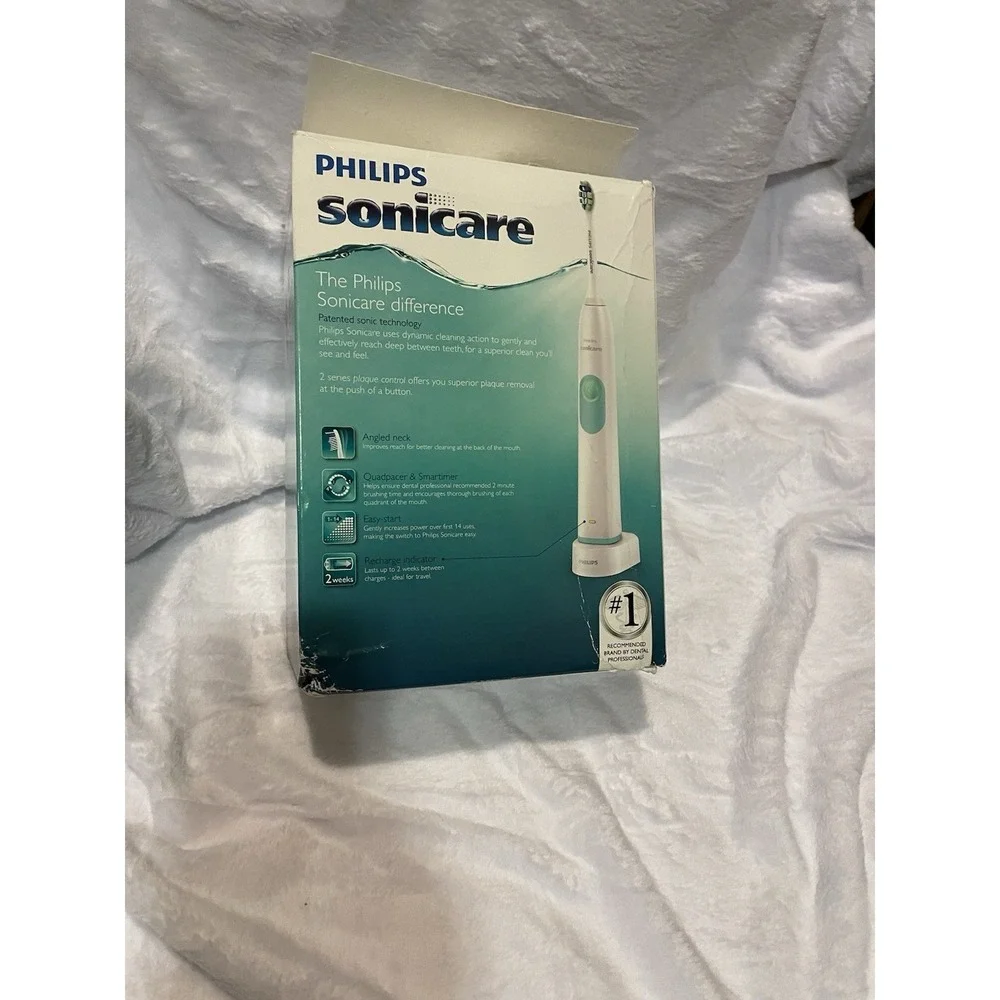 NEW PHILIPS SONICARE SERIES 2 HX6211/18 PLAQUE CONTROL RECHARGEABLE TOOTHBRUSH